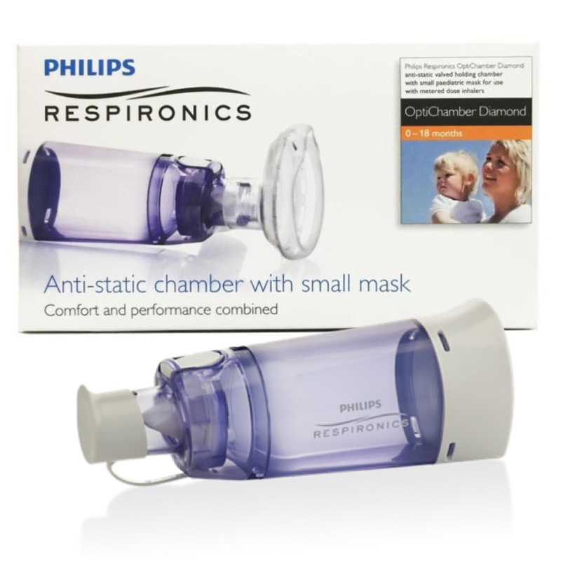 Camera de inhalare Philips Respironics Optichamber Diamond cu masca 0-18 luni - 2 | YEO