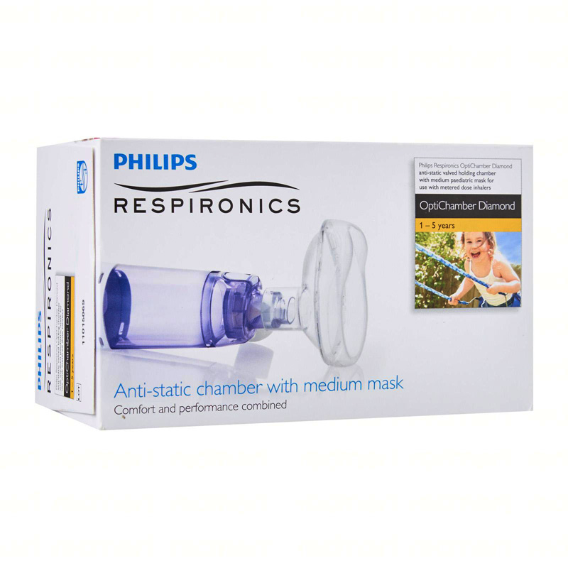 Camera de inhalare Philips Respironics Optichamber Diamond cu masca 1-5 ani - 2 | YEO