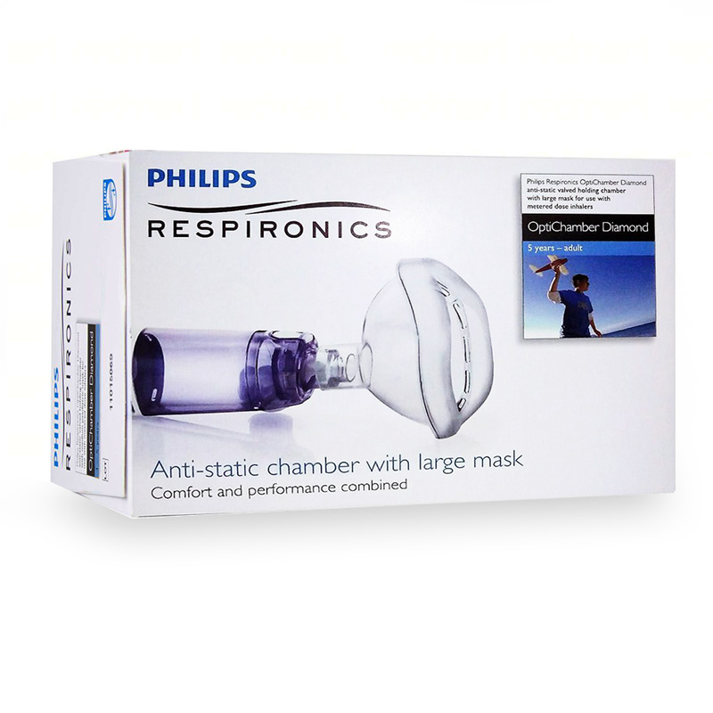 Camera de inhalare Philips Respironics Optichamber Diamond masca 5 ani – adulti adulti imagine 2022 protejamcopilaria.ro