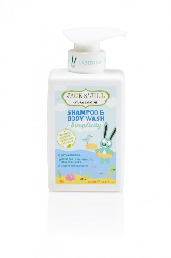 Gel pentru baita si sampon natural simplicity 300ml
