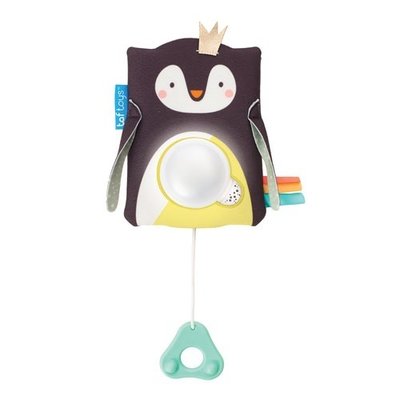 Jucarie multifunctionala cu inel gingival Pinguinul Prince Taf Toys - 3