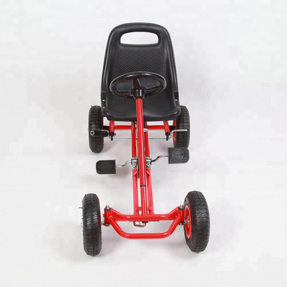 Kart cu pedale F100 rosu - 2 | YEO