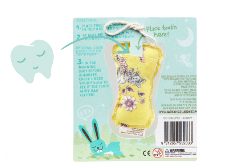 Mascota bunny pentru pastrare dinti de lapte