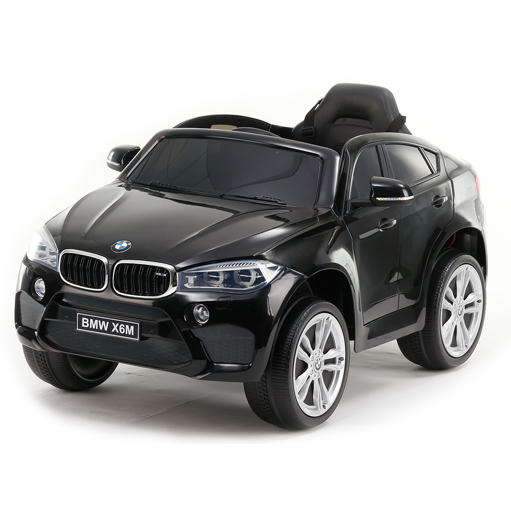 Masinuta electrica cu roti din cauciuc BMW X6M Black JJ2199