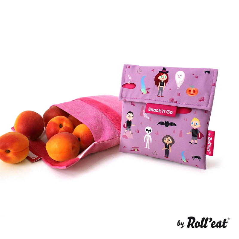 Pachet boc n roll si snack n go fantasy flamingo