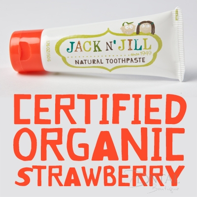 Pasta de dinti naturala pentru copii jack n jill capsuni