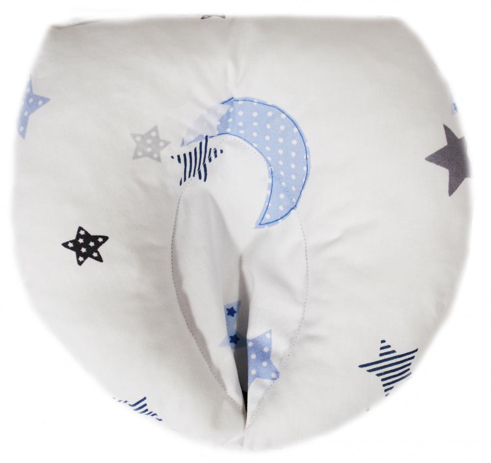 Perna pentru formarea capului bebelusului Nichiduta 20x20cm Blue Moon White 20x20cm imagine noua responsabilitatesociala.ro