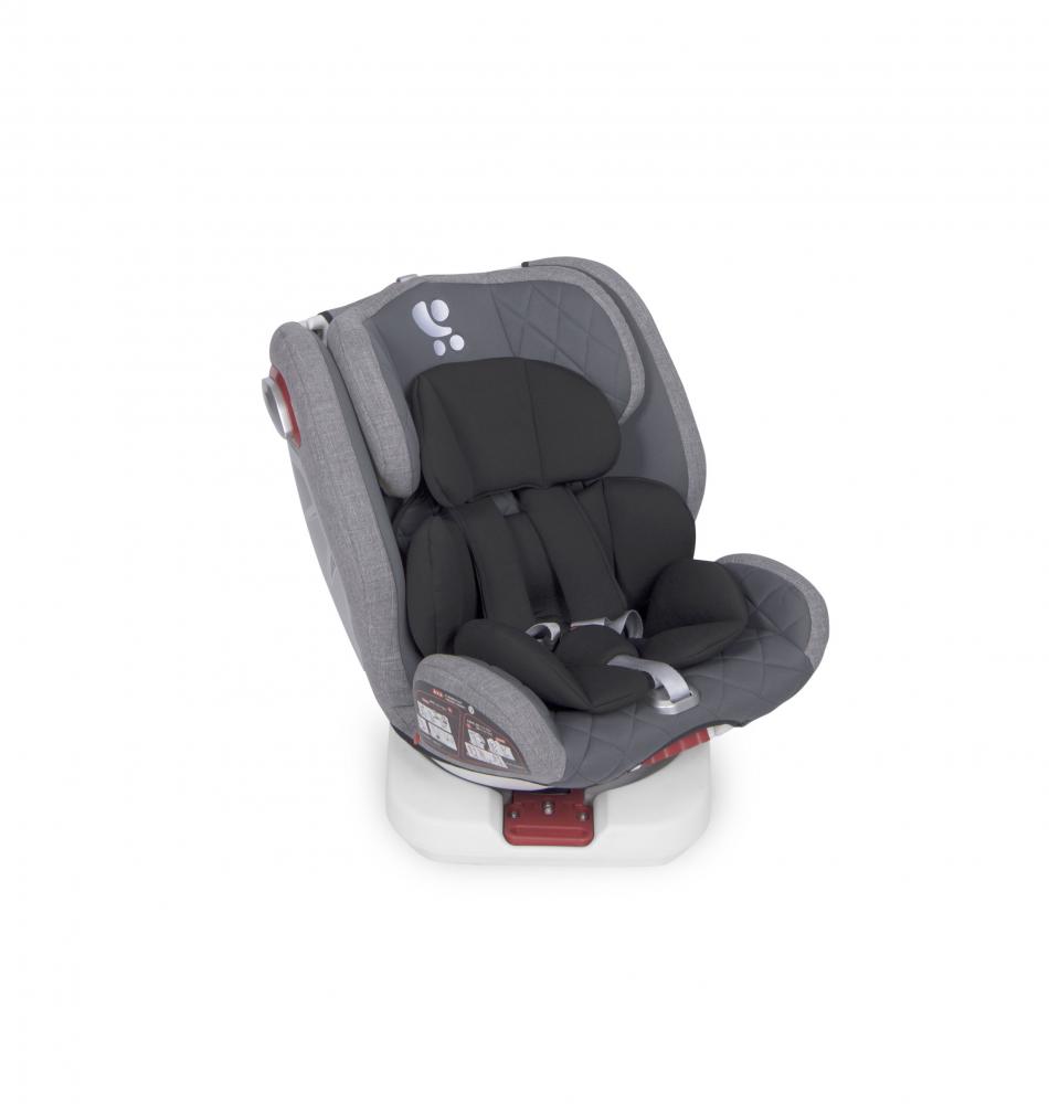 Scaun auto roto isofix rotativ 360 grade grey