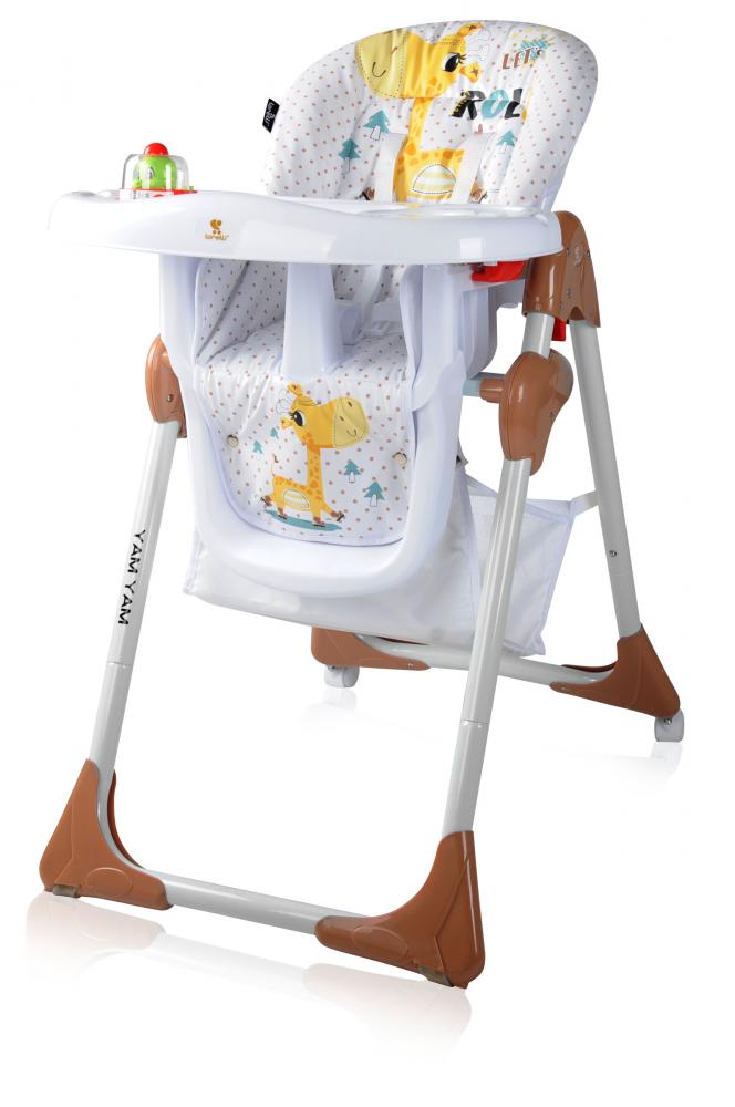 Scaun de masa yam yam white beige giraffe