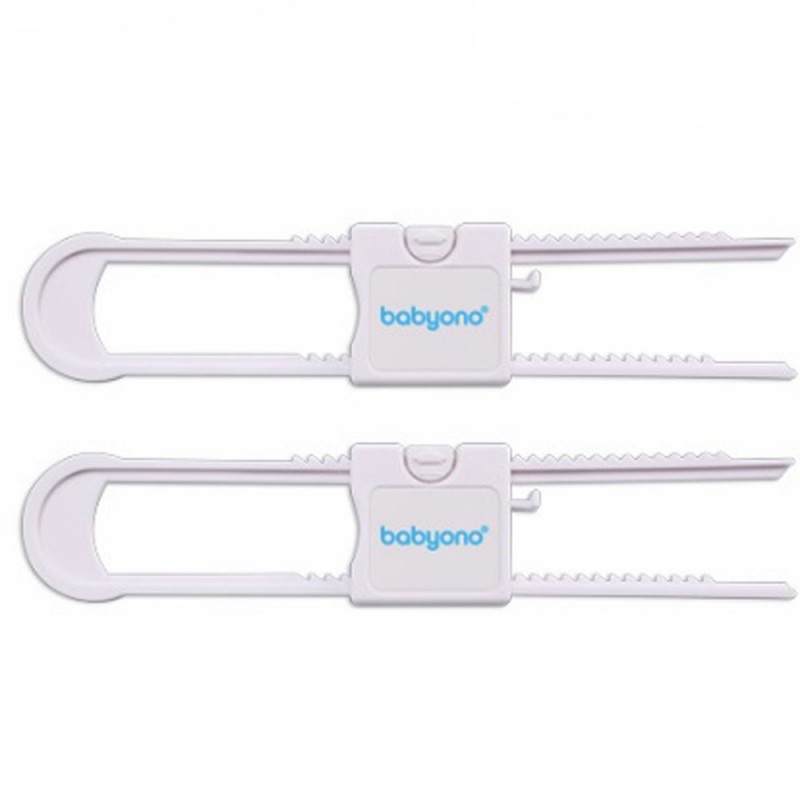 Set 2 protectii reglabile pentru usi de dulap baby ono