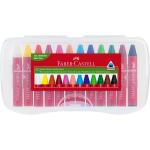 Creioane Cerate 12 Culori Jumbo Cutie Plastic Faber-Castell 0