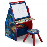 Set 2 in 1 organizator si birou cu tablita si scaun Paw Patrol Activity Center