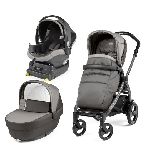 Carucior 3 in 1 Peg Perego Book Plus 51 Titania i-Size Class Grey