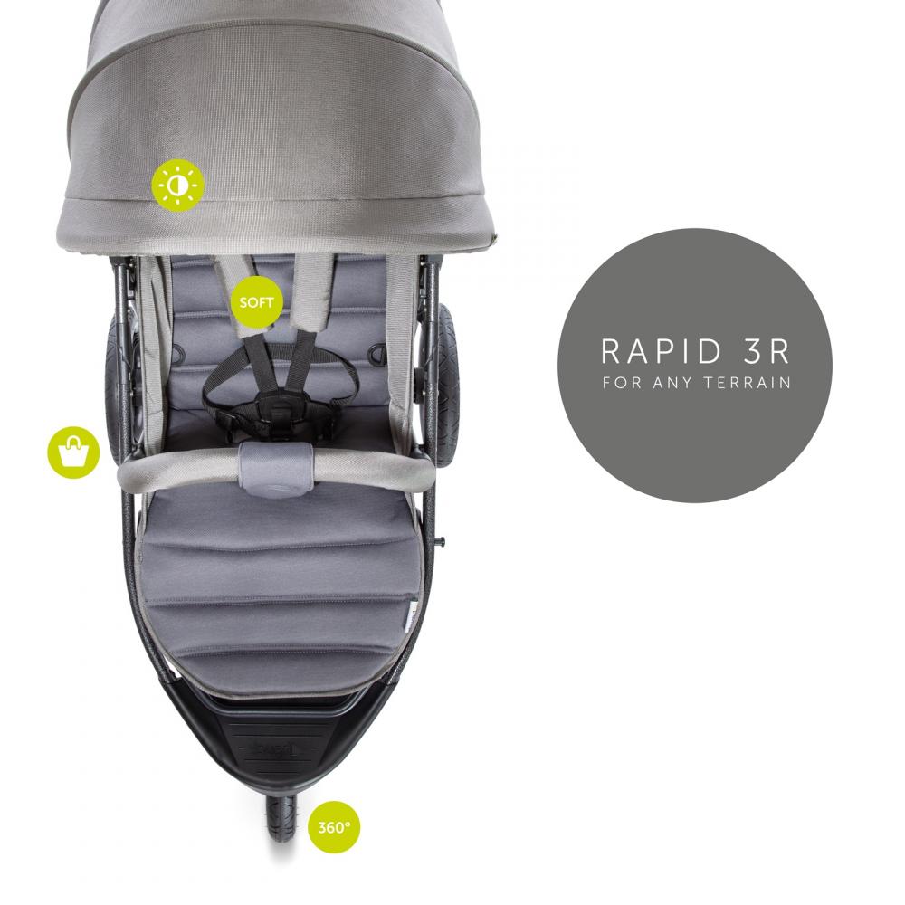 Carucior rapid 3r charcoal hauck