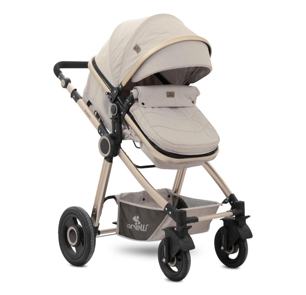 Carucior transformabil 3 in 1 alexa beige triangles