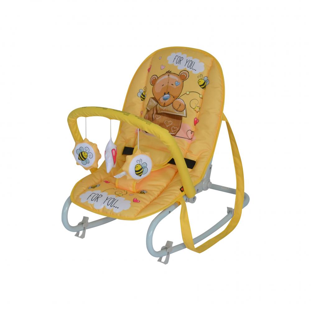 Fotoliu balansoar top relax yellow bear