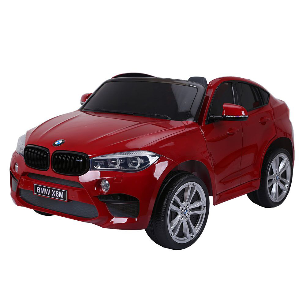 Masinuta electrica BMW X6 M XXL Red cu doua locuri si roti de cauciuc BMW imagine noua responsabilitatesociala.ro