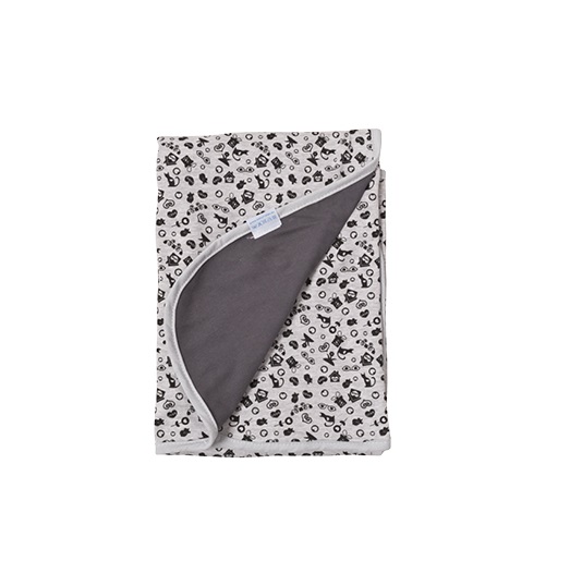 Patura de vara din bumbac 75x100 ines greyblack