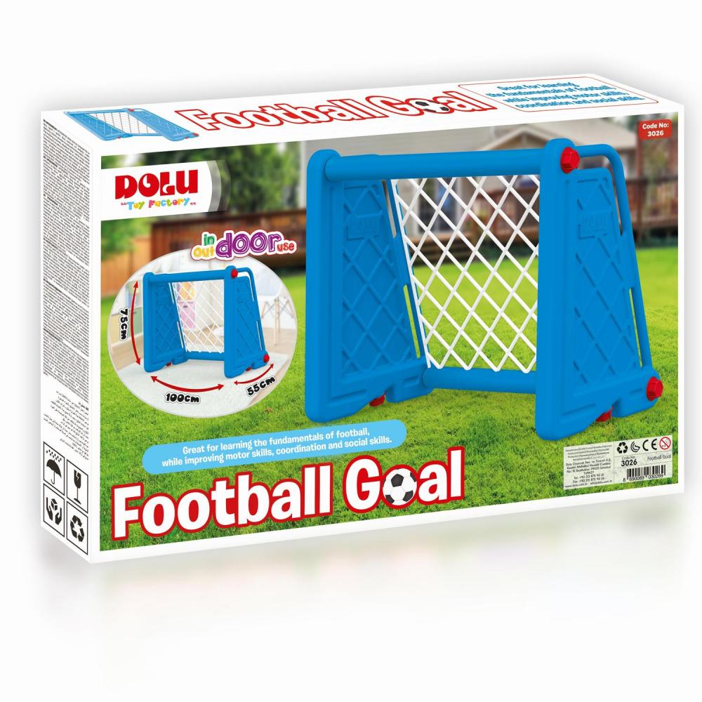 Poarta fotbal pentru copii albastra