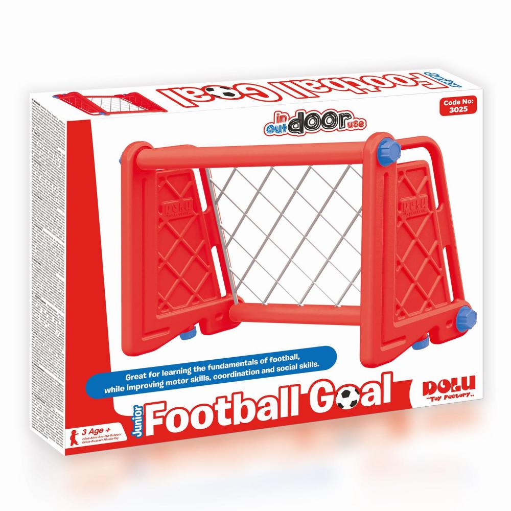 Poarta fotbal pentru copii rosie