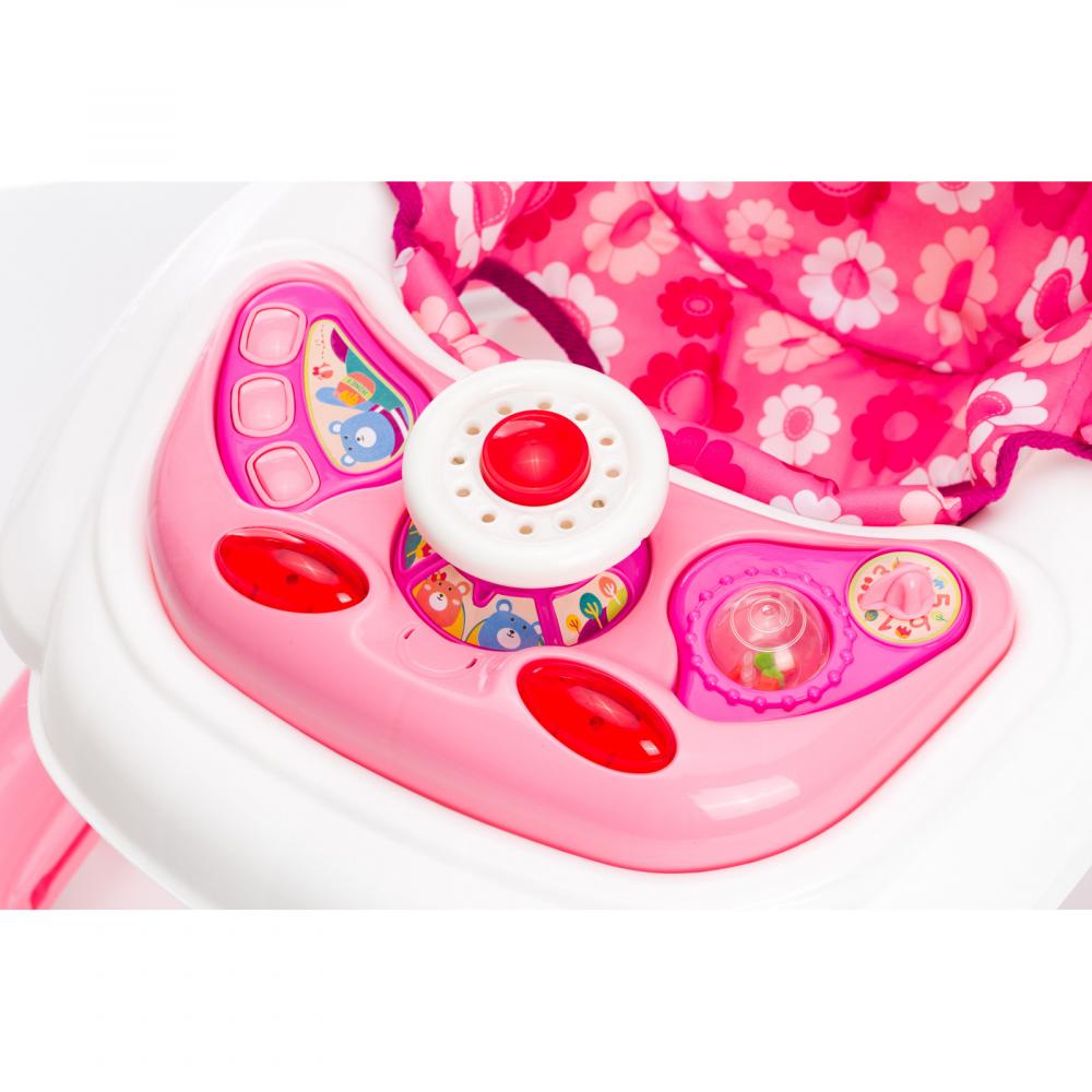 Premergator cu jucarie Pink flower Fillikid - 2