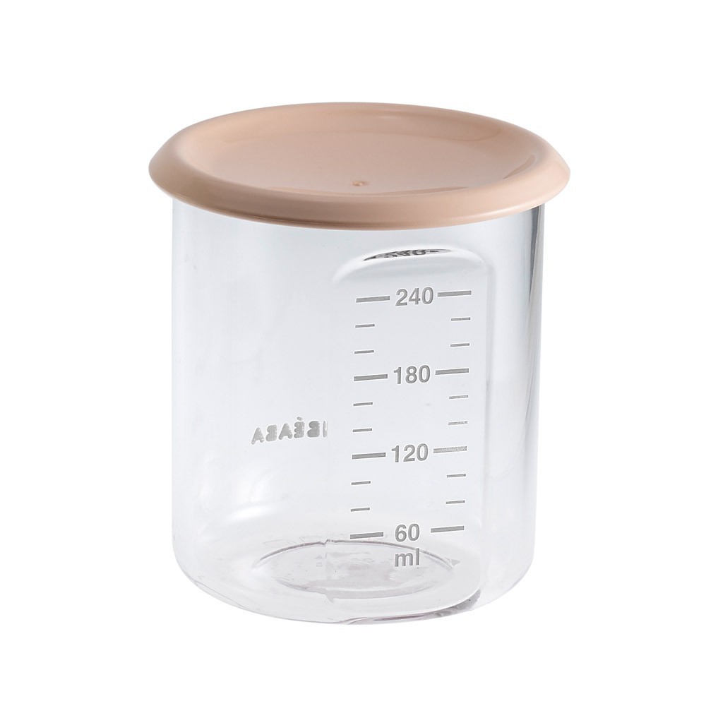 Recipient ermetic din tritan beaba 240ml nude