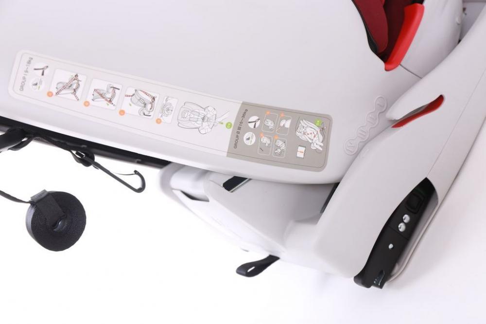 Scaun auto cu isofix 9-36 kg Viaggio Raspberry