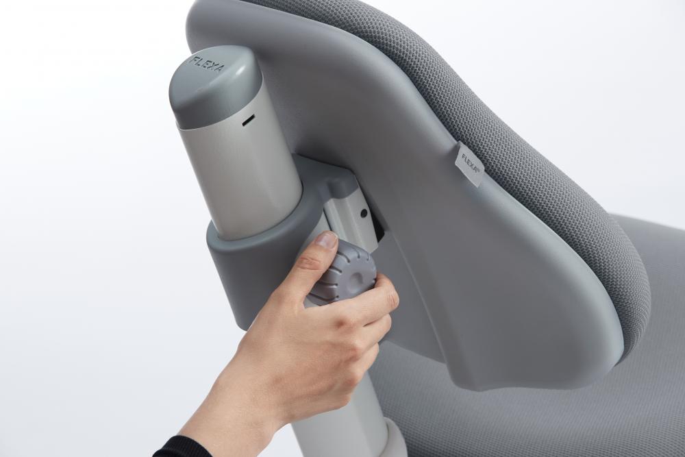 Scaun ergonomic pentru birou novo gri flexa