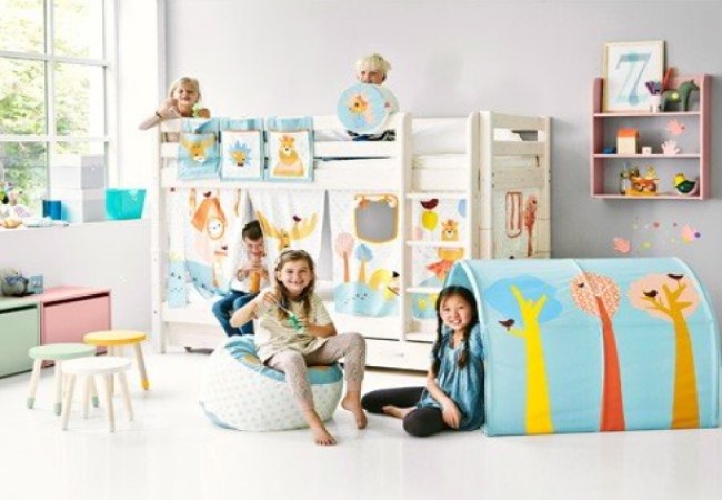 Set 2 cutii pentru depozitare tema forest flexa
