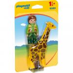 Ingrijitor Zoo Cu Girafa 1.2.3