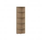 Biblioteca cu 4 rafturi pentru copii stejar Flexa Popsicle 202 x 38 x 57 cm