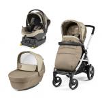 Carucior 3 in 1 Peg Perego Book Plus 51 S Titania White i-Size Class Beige
