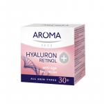 Crema de zi pentru fata antirid cu Hyaluron + Retinol pentru toate tipurile de ten 30+
