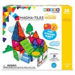 Set magnetic cu autocolante Magna Tiles House 30 piese