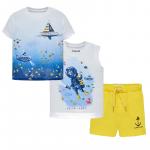 Set tricou si pantaloni scurti scafandru baiat 12 luni
