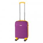 Troler Uptown mov cu galben 55x35x20 cm