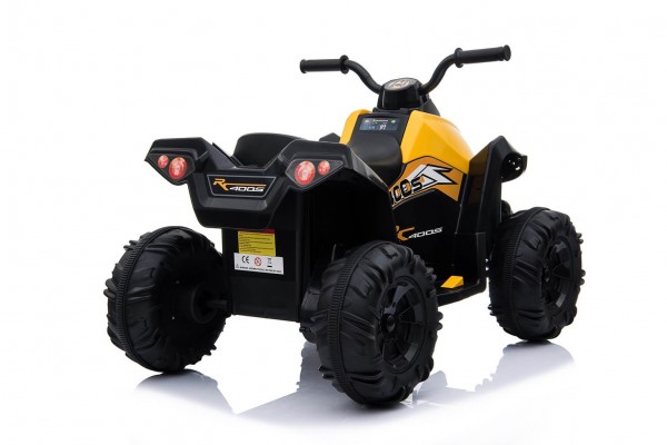 Atv Quad electric Tiger Bike Trendmax pentru copii galben 35W nichiduta.ro
