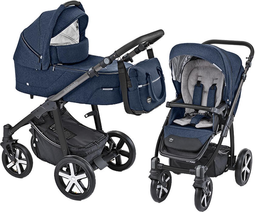 Carucior 2 in 1 Baby Design Husky Winter Pack 03 Navy 2019