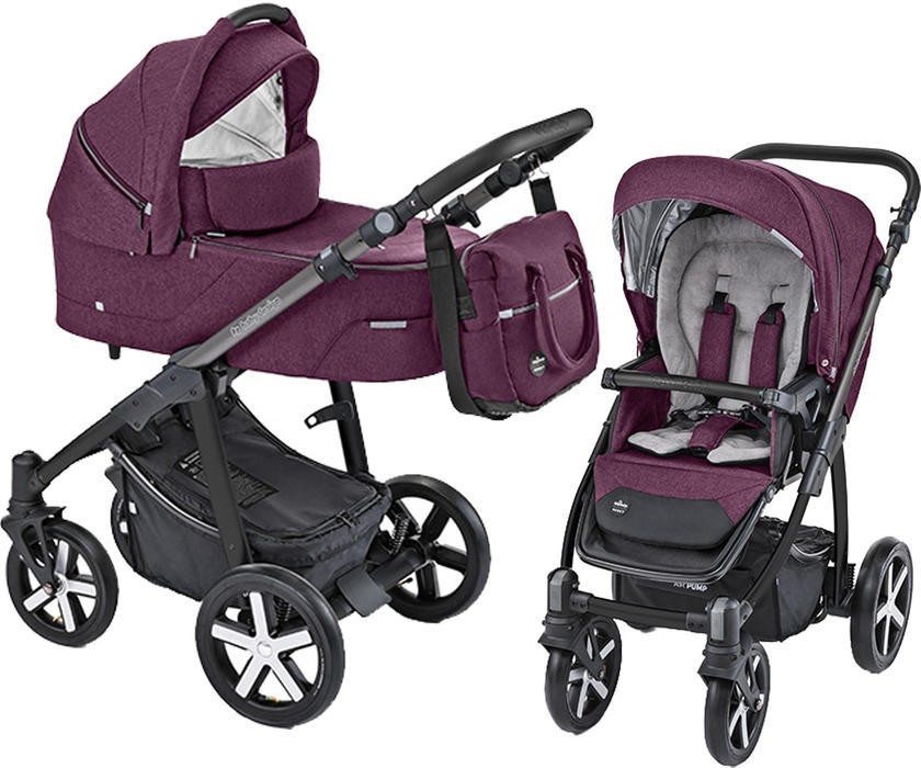Carucior 2 in 1 baby design husky winter pack 06 violet 2019