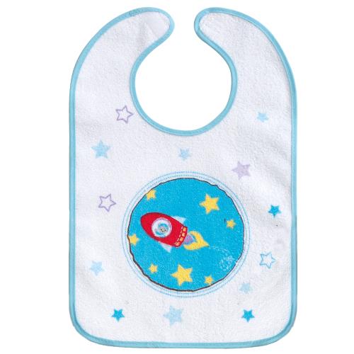 Baveta moale cu imprimeu 25 x 35 cm albastru