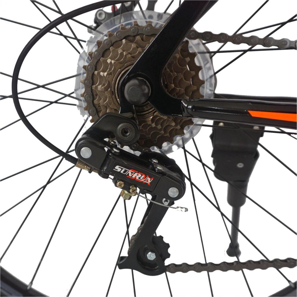 Bicicleta Carpat 26 Viper C2652A cadru otel negruportocaliu