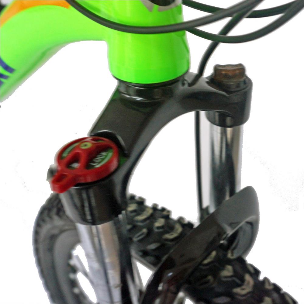 Bicicleta MTB-HT 26 Carpat Explorer C2656C cadru aluminiu verdealbastru - 6