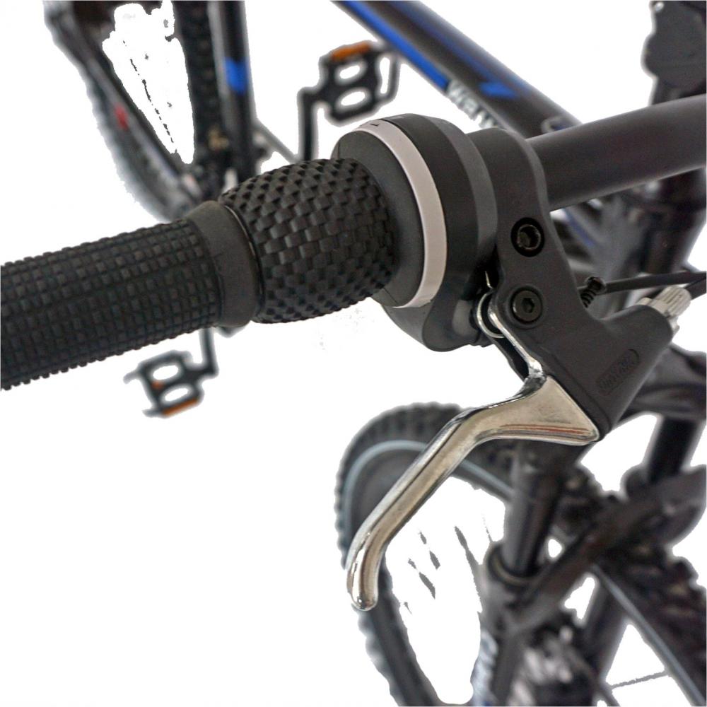 Bicicleta MTB-HT 26 Carpat Wrangler C2655B cadru aluminiu negrualbastru