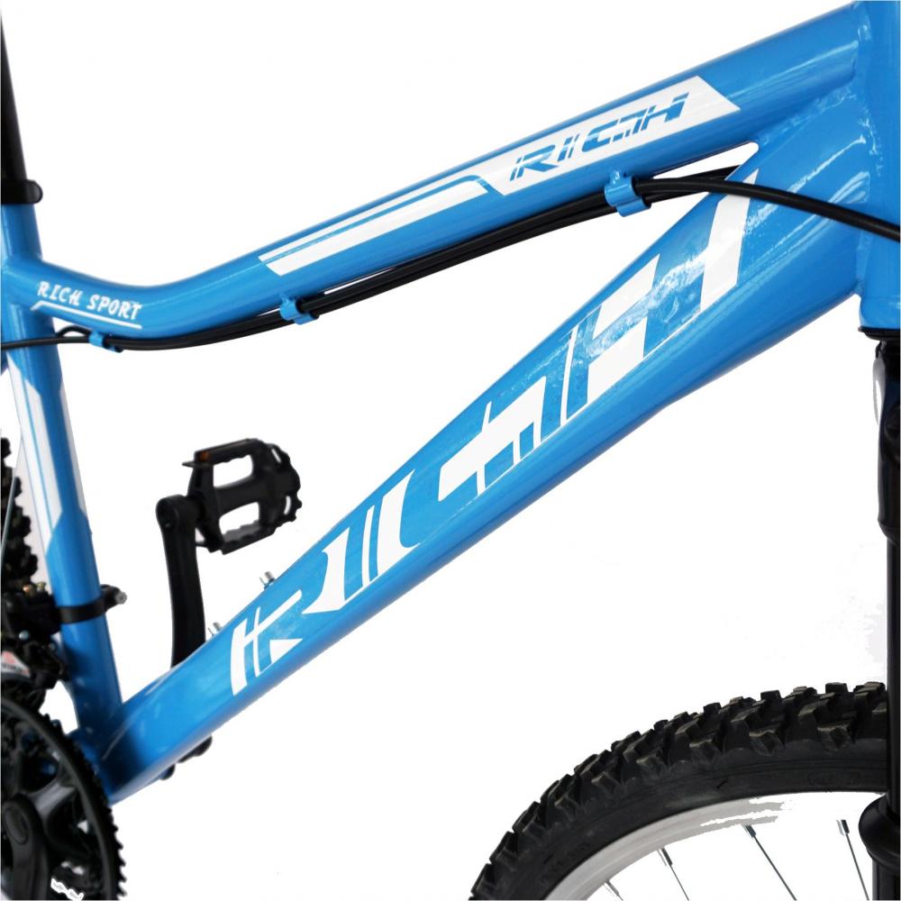 Bicicleta mtb-ht 26 rich r2652a cadru otel albastrualb