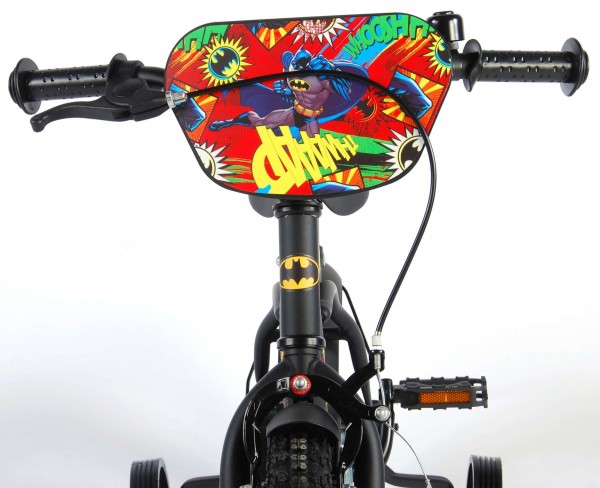 Bicicleta Volare pentru baieti 12 inch cu roti ajutatoare Batman - 2