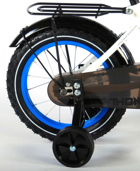 Bicicleta Volare pentru baieti 14 inch Thombike Alb cu Albastru alb Biciclete Copii