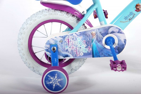 Bicicleta copii Volare cu roti ajutatoare 14 inch Frozen nichiduta.ro