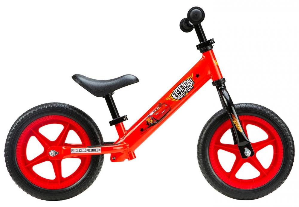 Bicicleta metalica fara pedale disney cars