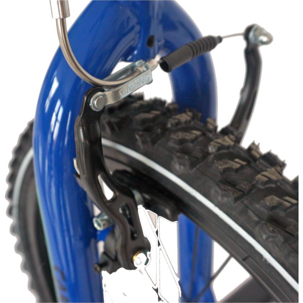 Bicicleta model BMX 20 Carpat Rocker C2018A cadru otel albastruverde
