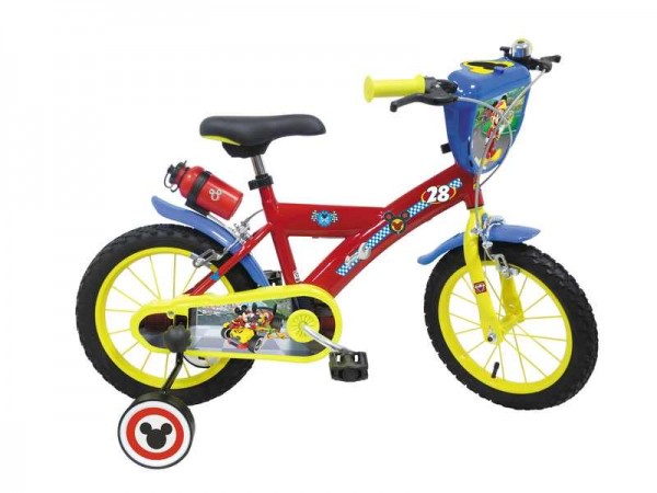 Bicicleta pentru copii Mickey Mouse 16 inch Mondo Mondo imagine noua